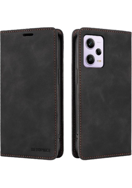 Xiaomi Redmi Not 12 Pro Artı Folio Cüzdan Koruyucu Pu Deri (Yurt Dışından)