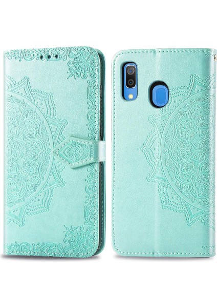 Samsung A30 Darbeye Dayanıklı Zarif Desen Basit Iş Çevirme (Yurt Dışından)