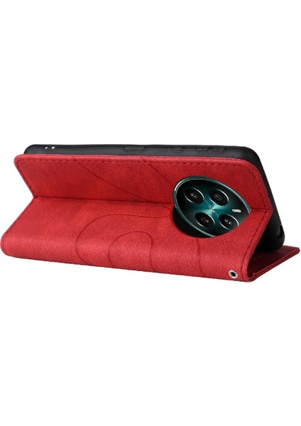 Kart Yuvası Standı ile Realme 12 Artı Için Flip Case Pu Deri Flip Folio (Yurt Dışından)
