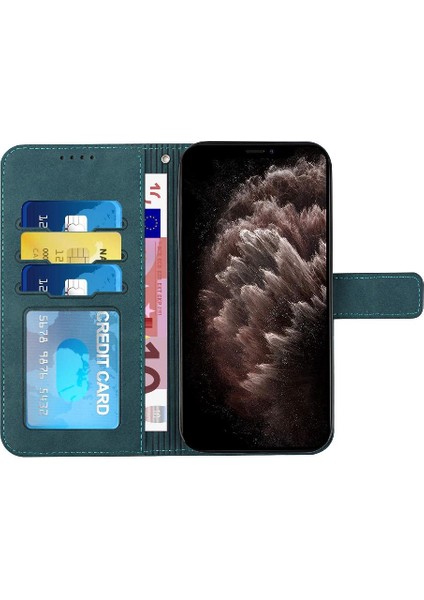 Colorful Shop Samsung Galaxy Not 10 Için Telefon Kılıfı El Kayışı Flip Folio Cüzdan Kart Pu (Yurt Dışından)