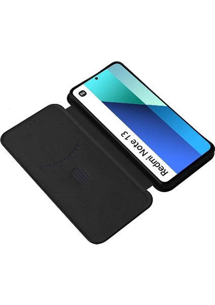 Xiaomi Redmi Için Not 13 4g Manyetik Karbon Fiber Kart Ekleme (Yurt Dışından)