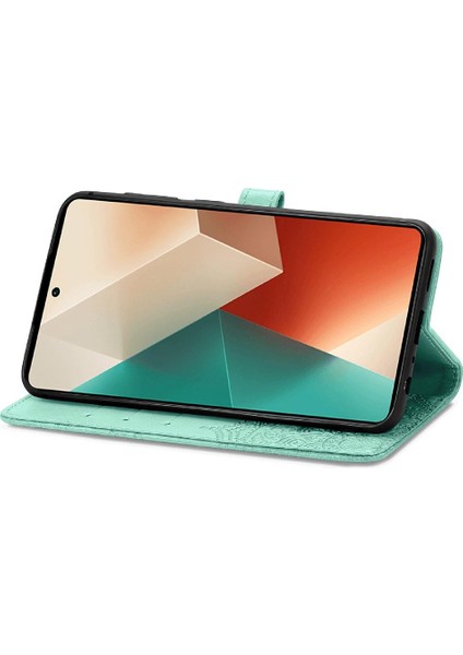 Xiaomi Redmi Not Için Kılıf 13 Pro Zarif Desen Deri Kılıf Basit (Yurt Dışından) modelleri