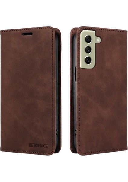 Samsung Galaxy S22 5g Pu Deri Koruyucu Manyetik Folio Cüzdan (Yurt Dışından)