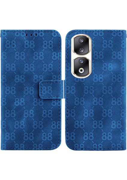 Onur 90 Pro Için Telefon Kılıfı Pu Deri Cüzdan Kapak Çift 8 Kabartmalı Kart (Yurt Dışından)