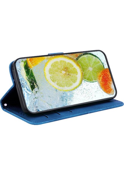 Colorful Shop Onur 70 Lite Için Telefon Kılıfı Kart Tutucu Çift 8 Kabartmalı Kickstand Pu (Yurt Dışından)