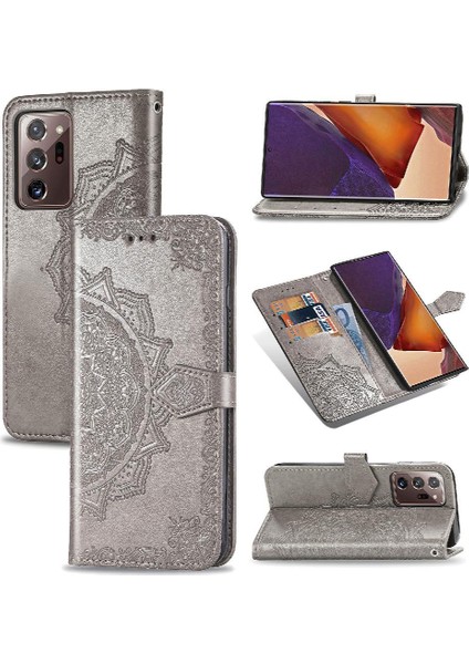 Samsung Not 20 Için Kılıf Ultra Basit Iş Deri Kılıf Kapak Çevirin (Yurt Dışından)