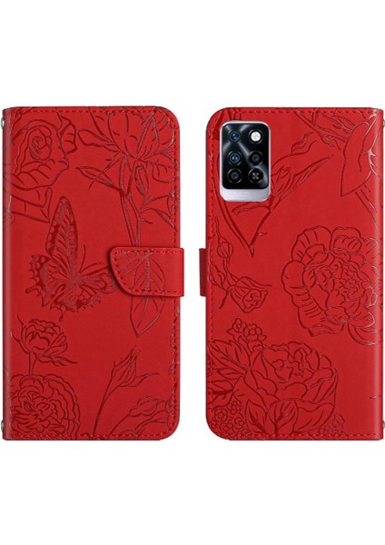 Infinix Not 10 Pro Çiçekler ve Kelebekler Anti-Damla Koruma Için Kılıf (Yurt Dışından)