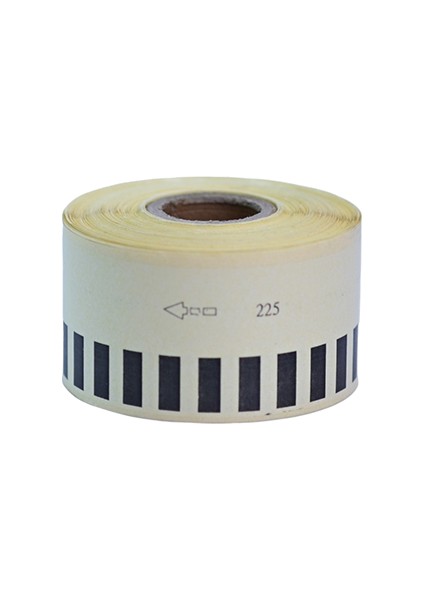 Brother Dk Etiket 38 mm x 30,48 M -Sürekli - 22225 - 6 Adet + Tutucu