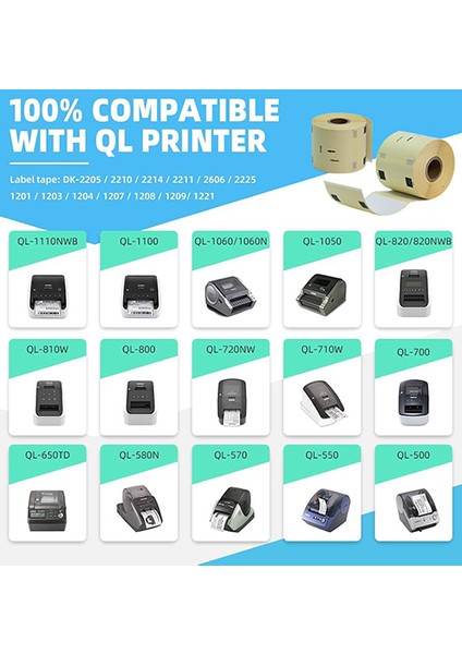 Brother Dk Etiket 29 mm x 90 mm - 400 Adet - 11201 - 2 Adet