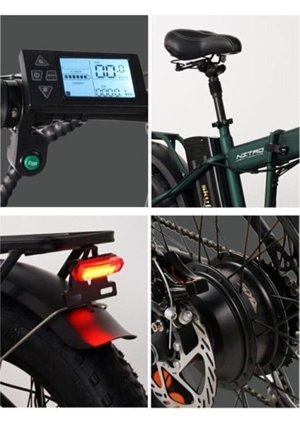 Skyjet Nitro Pedal Destekli Elektrikli Bisiklet Siyah