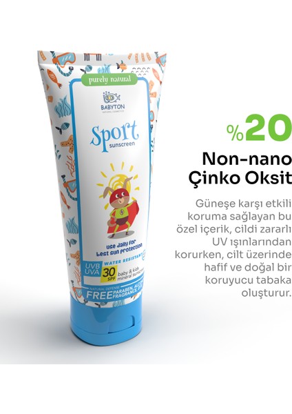 Bebek & Çocuk Suya Dayanıklı Güneş Kremi 100 ml