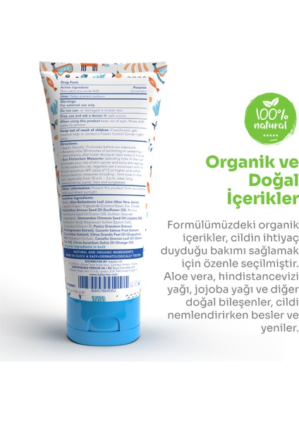 Bebek & Çocuk Suya Dayanıklı Güneş Kremi 100 ml