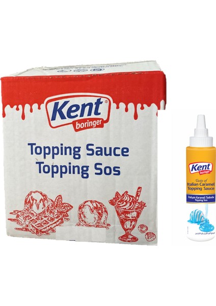 Kent Boringer Italyan Karamelli Topping Sos 300 gr x 12 Adet