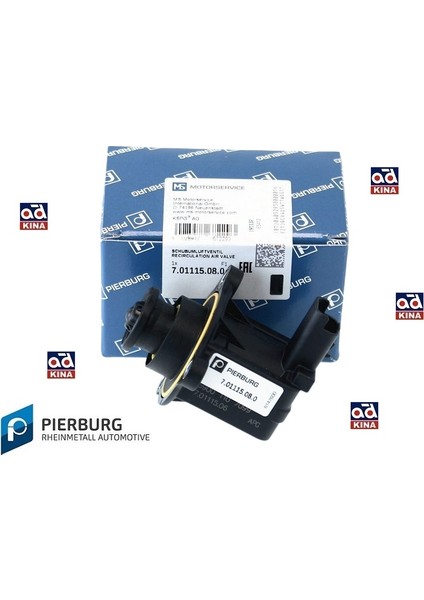 Elektrovana 701115080 P207 P208 P308 P5008 C4 C5 1.6 16V Hava Ventili 0379.75 0379.77 Gold