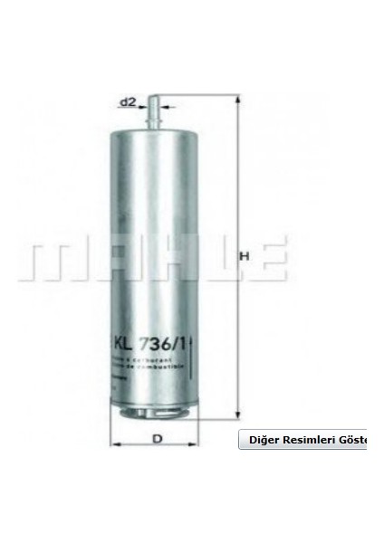 Mazot Filtresi KL7361D Bmw F20 F30 (11-15) N47D 13328511053 Gold