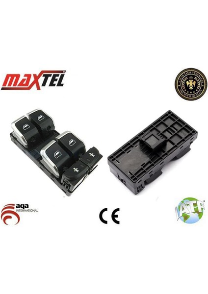 Cam Kaldırma Anahtarı Audı A6-A7-Q3 10 Pın Sol Orange 4g0 959 851 Gold