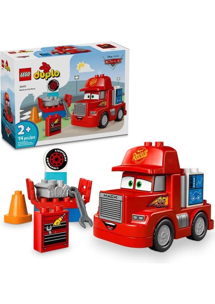 10417 LEGO Duplo Disney Mack Yarışta 14 Parça +2 Yaş