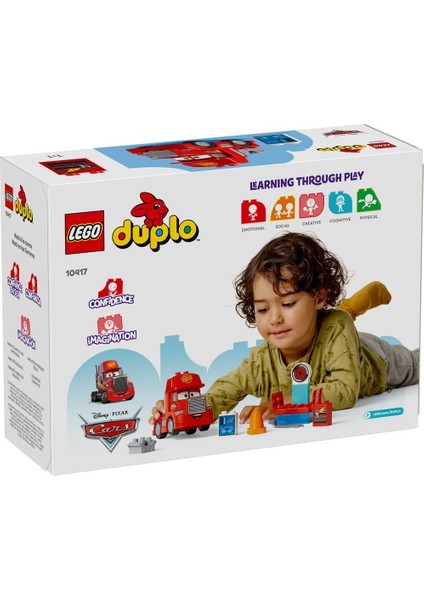 10417 LEGO Duplo Disney Mack Yarışta 14 Parça +2 Yaş