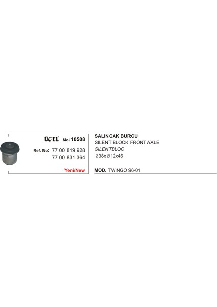 Salıncak Burcu Setli 10508 Twıngo 7700819928 700831364 Gold