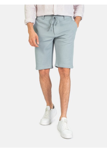 Toss Erkek Casual Şort-Mavi