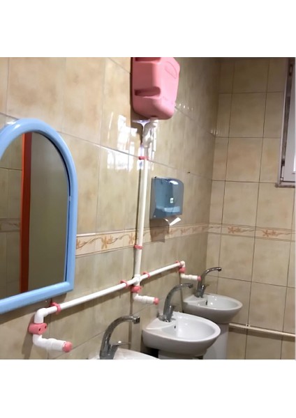 10 Lt Butonlu 3 Musluklu Merkezi Sistem Depolu Sıvı Sabunluk