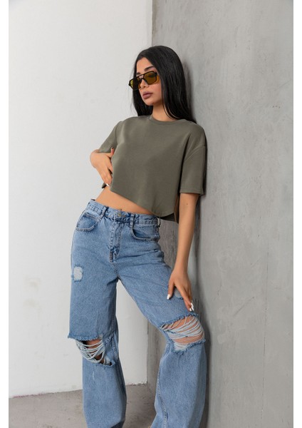 Ultra Yumuşak Dokunuş: Modal Crop Top Serisi Kadın Tişört @Savona fiyatları