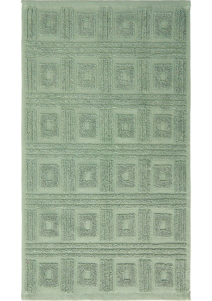 Soft Kybele Yüz Havlusu - Koyu Yeşil - 50X90 cm