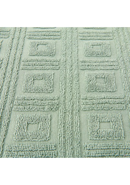 Soft Kybele Yüz Havlusu - Koyu Yeşil - 50X90 cm