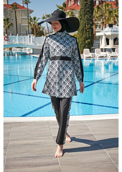 Remsa Paraşüt Su Tutmaz Tam Kapalı Tesettür Mayo R083 Şule fırsatları