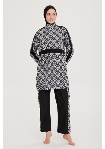 Remsa Paraşüt Su Tutmaz Tam Kapalı Tesettür Mayo R083 Şule indirimleri