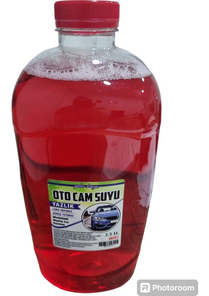 Yazlık Oto Cam Suyu 2,5 Litre