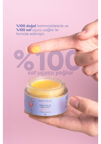 Bade Natural Besleyici ve Rahatlatıcı %100 Doğal Bebek Balmı 50 ml