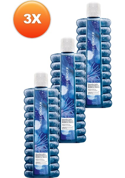 Senses Goodnight Sweetheart Bergamot ve Vanilya Kokulu Banyo Köpüğü 500 Ml. Üçlü Set fiyatları