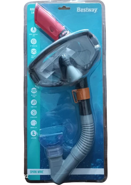 Vakumlu Snorkel Maske Set BW24029 (14+)