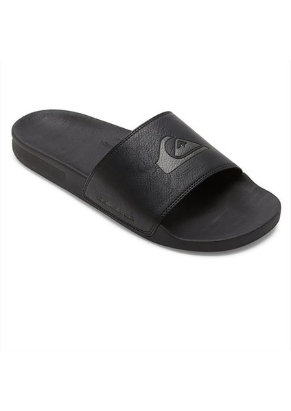 Rivi Nubuck Slide Erkek Siyah Terlik