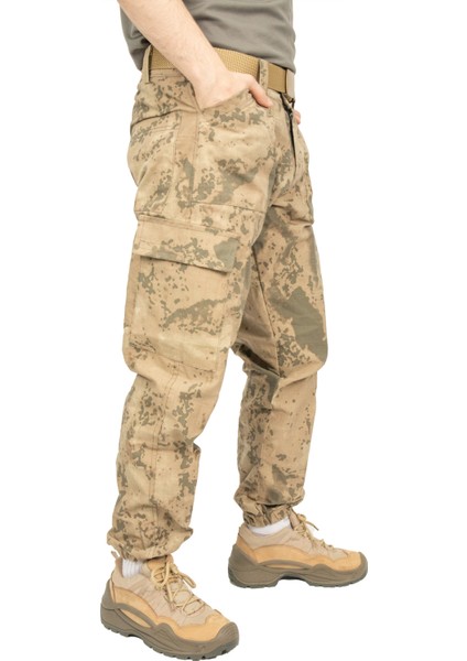 Cepli Çöl Kamuflaj Askeri Pantolon - Avcı Dağcı Asker Pantolonu modelleri