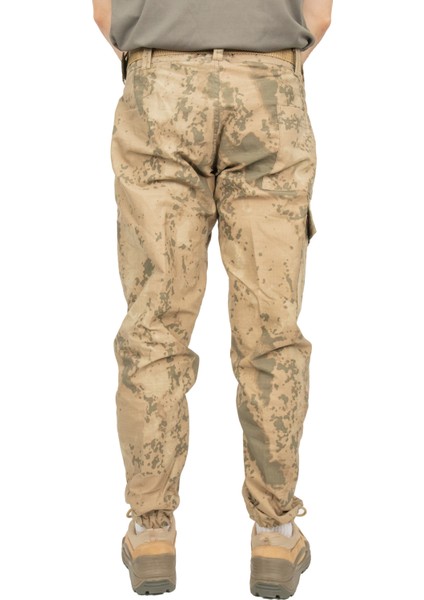 Cepli Çöl Kamuflaj Askeri Pantolon - Avcı Dağcı Asker Pantolonu fırsatları