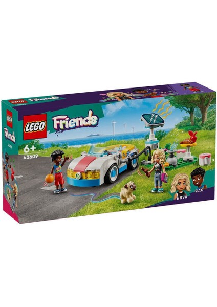 42609 Lego® Friends Elektrikli Araba ve Şarj Istasyonu 170 Parça +6 Yaş