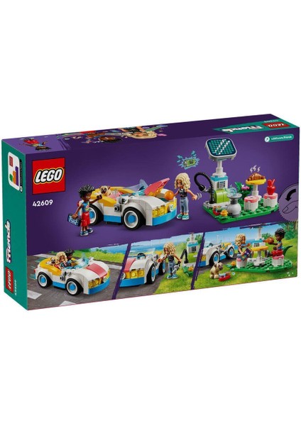 42609 Lego® Friends Elektrikli Araba ve Şarj Istasyonu 170 Parça +6 Yaş