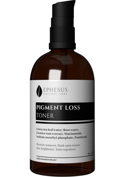 - Pigment Lost Toner, Koyu Leke Karşıtı ve Ton Dengeleyici Tonik