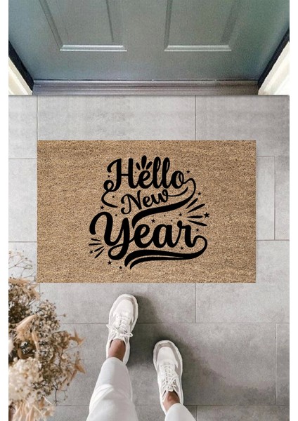 Kapı Önü Paspası Yeni Yıl Konsepti Dijital Baskı PY-175111240