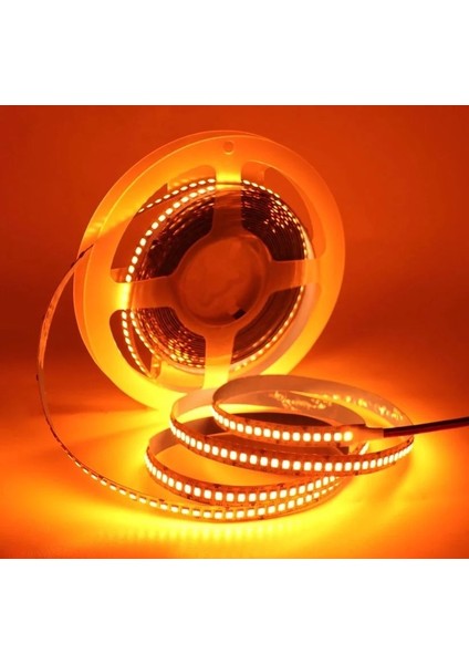 240 Çipli LED Şerit Iç Mekan (Amber)