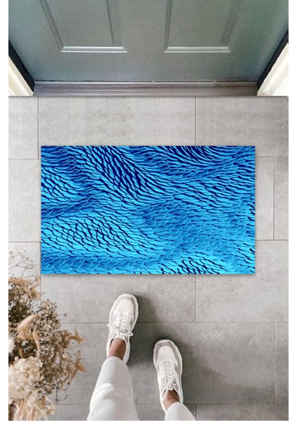 3D Baskı Özel Tasarım Açık Mavi Paspas