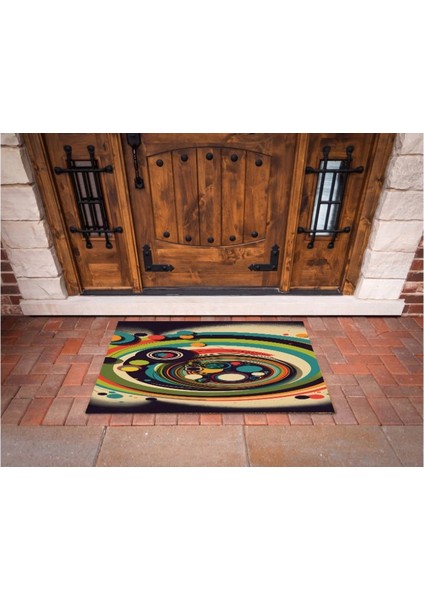 3D Baskı Özel Tasarım Geometrik Dış Mekan Paspas 108