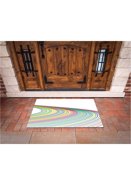 3D Baskı Özel Tasarım Geometrik Dış Mekan Paspas 262