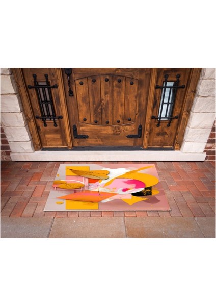 3D Baskı Özel Tasarım Geometrik Dış Mekan Paspas 151