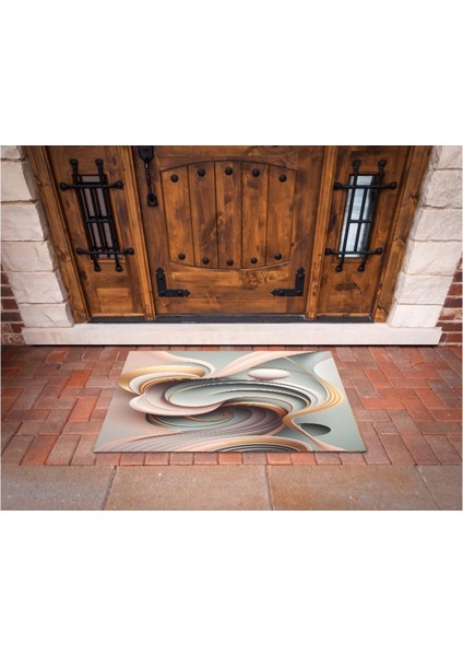 3D Baskı Özel Tasarım Geometrik Dış Mekan Paspas 2