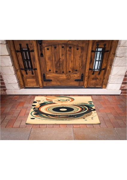 3D Baskı Özel Tasarım Geometrik Dış Mekan Paspas 90