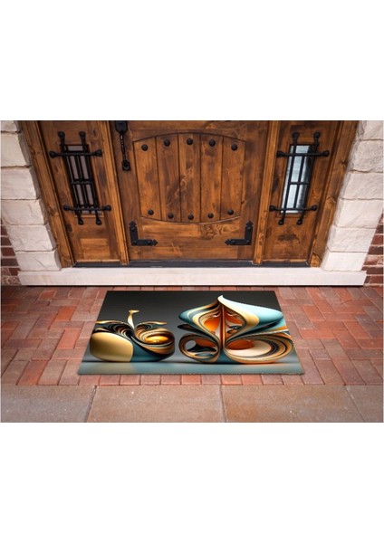 3D Baskı Özel Tasarım Geometrik Dış Mekan Paspas 74