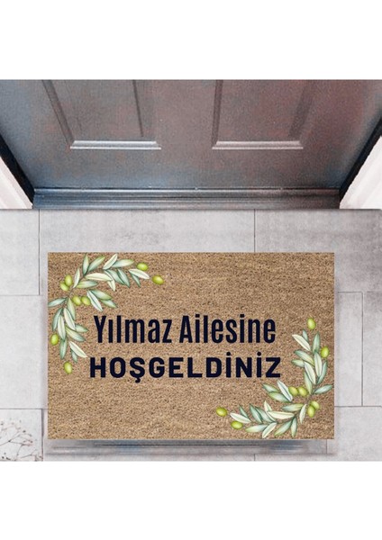 Kapı Önü Paspası Dekoratif Dijital Baskı Kişiye Özel P-2451